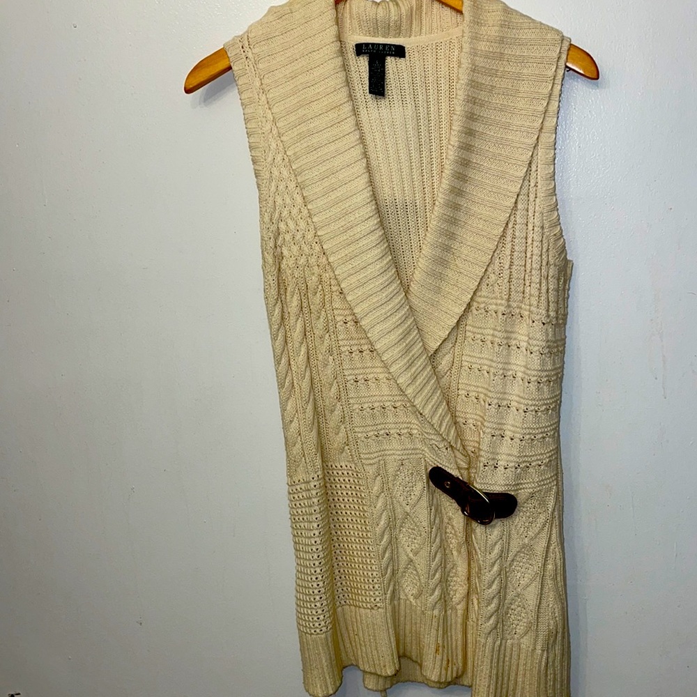 Ralph Lauren Knit Cardigan Vest